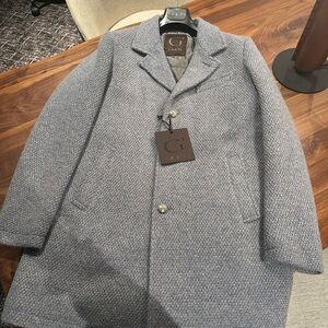 Gimos Blue textured Coat